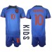 Nederland Memphis Depay #10 Bortedraktsett Barn VM 2022 Korte ermer (+ Korte bukser)